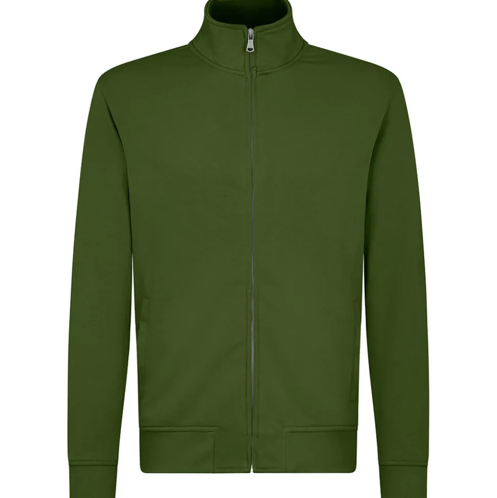 Männer Premium Sweatjacke French Terry 70/30 Mischgewebe in Übergröße