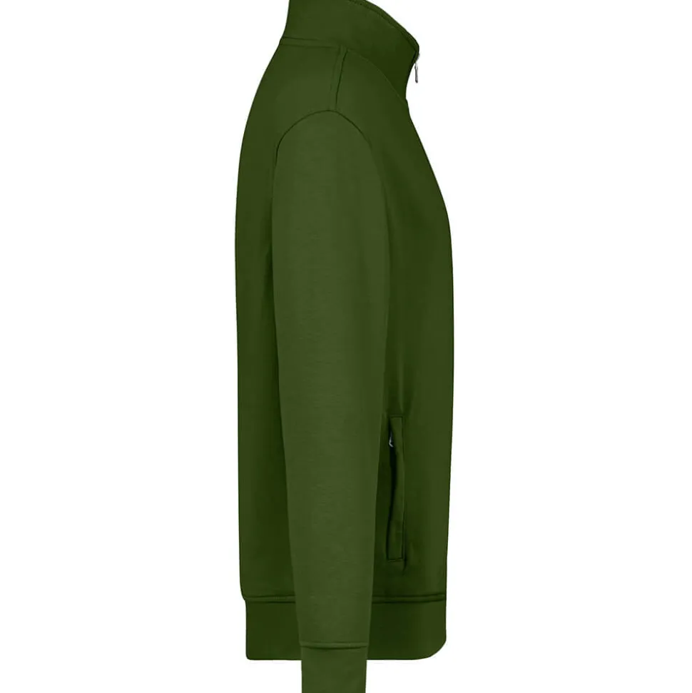 Männer Premium Sweatjacke French Terry 70/30 Mischgewebe in Übergröße