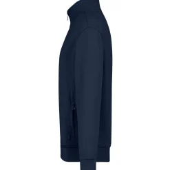 Männer Premium Sweatjacke French Terry 70/30 Mischgewebe in Übergröße
