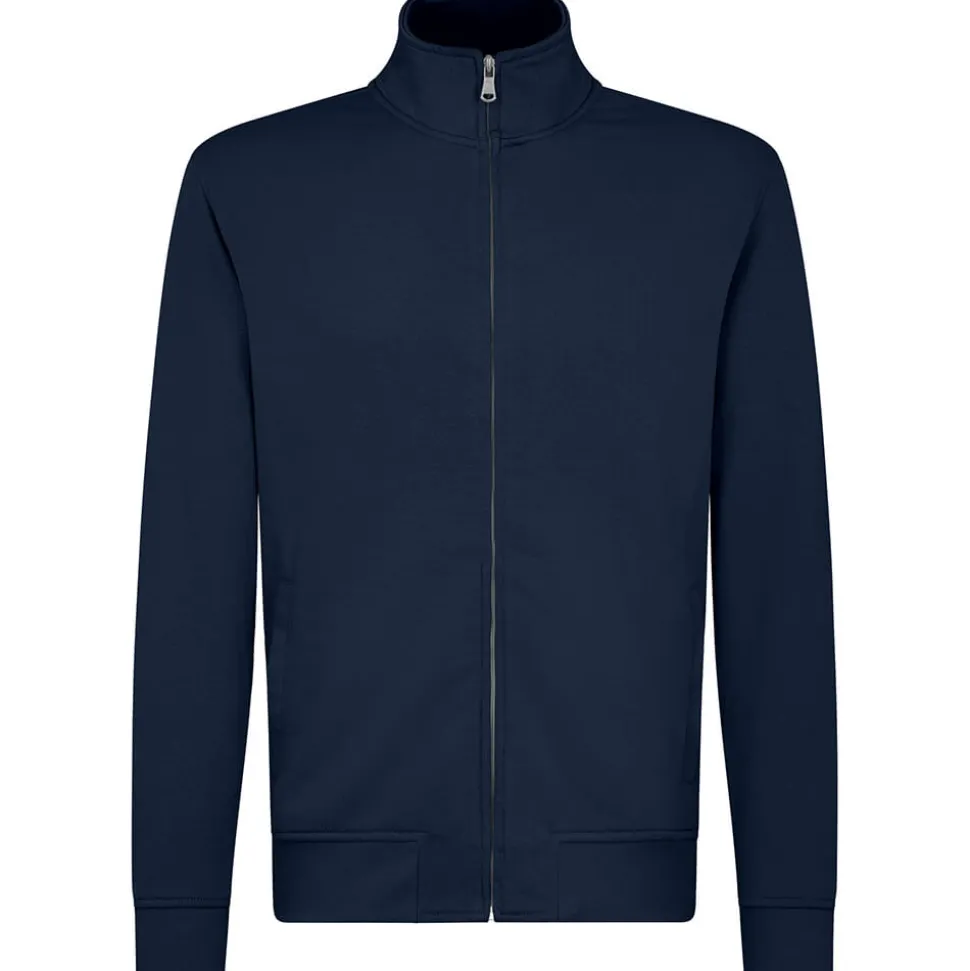 Männer Premium Sweatjacke French Terry 70/30 Mischgewebe in Übergröße