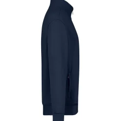 Männer Premium Sweatjacke French Terry 70/30 Mischgewebe in Übergröße