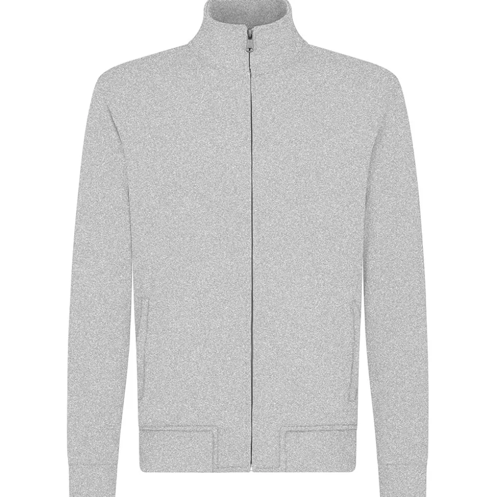 Männer Premium Sweatjacke French Terry 70/30 Mischgewebe in Übergröße