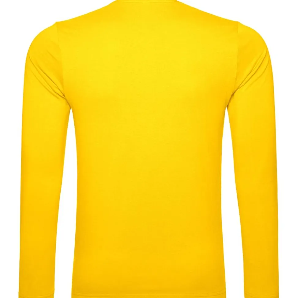 Männer Rundhals Langarmshirt in Übergröße