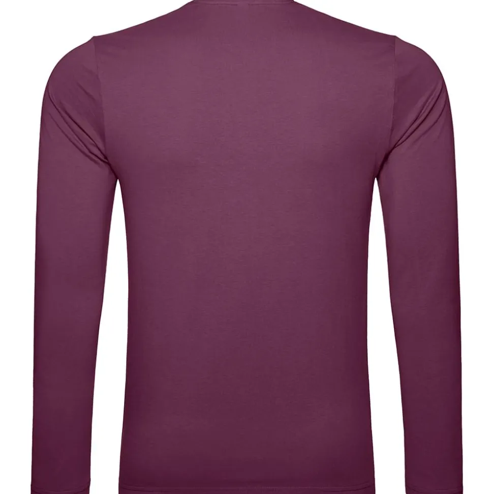 Männer Rundhals Langarmshirt in Übergröße