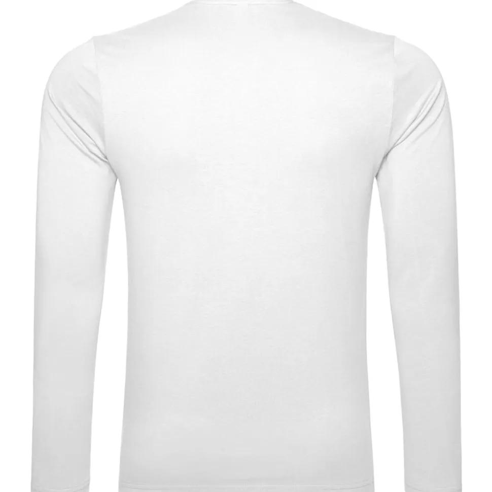 Männer Rundhals Langarmshirt in Übergröße