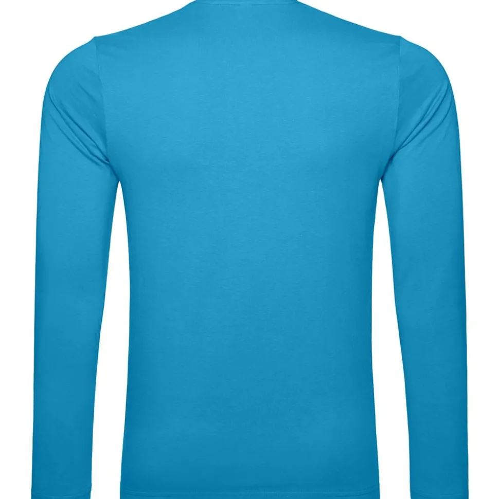 Männer Rundhals Langarmshirt in Übergröße