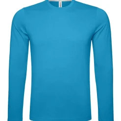Männer Rundhals Langarmshirt in Übergröße