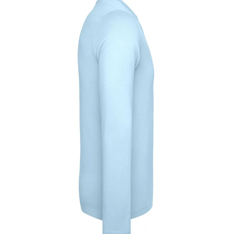 Männer Rundhals Langarmshirt in Übergröße