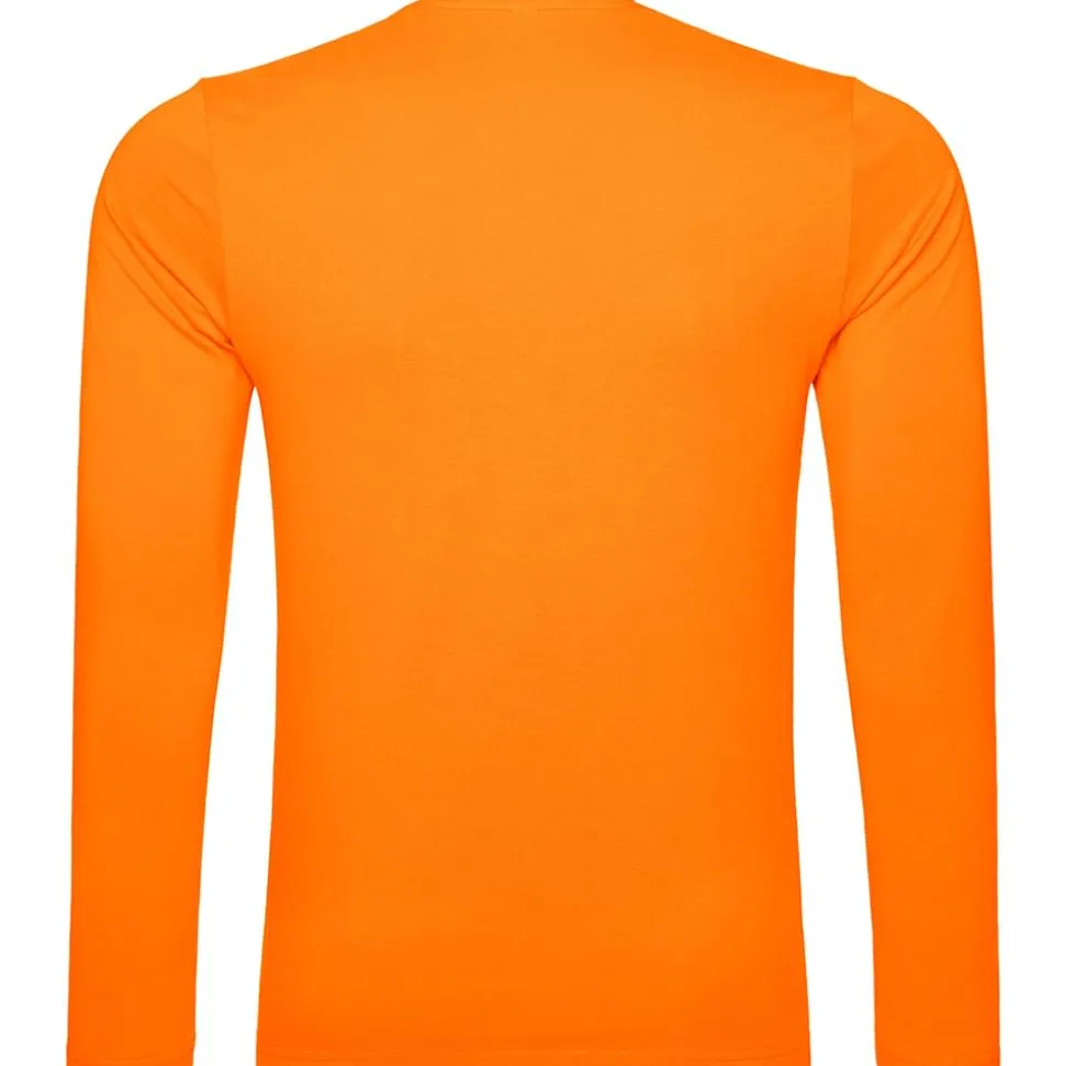 Männer Rundhals Langarmshirt in Übergröße
