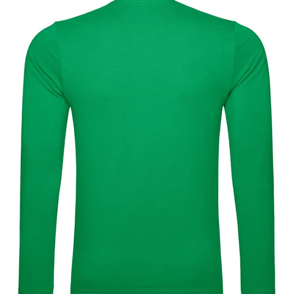 Männer Rundhals Langarmshirt in Übergröße