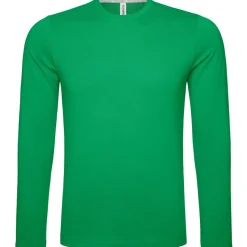 Männer Rundhals Langarmshirt in Übergröße