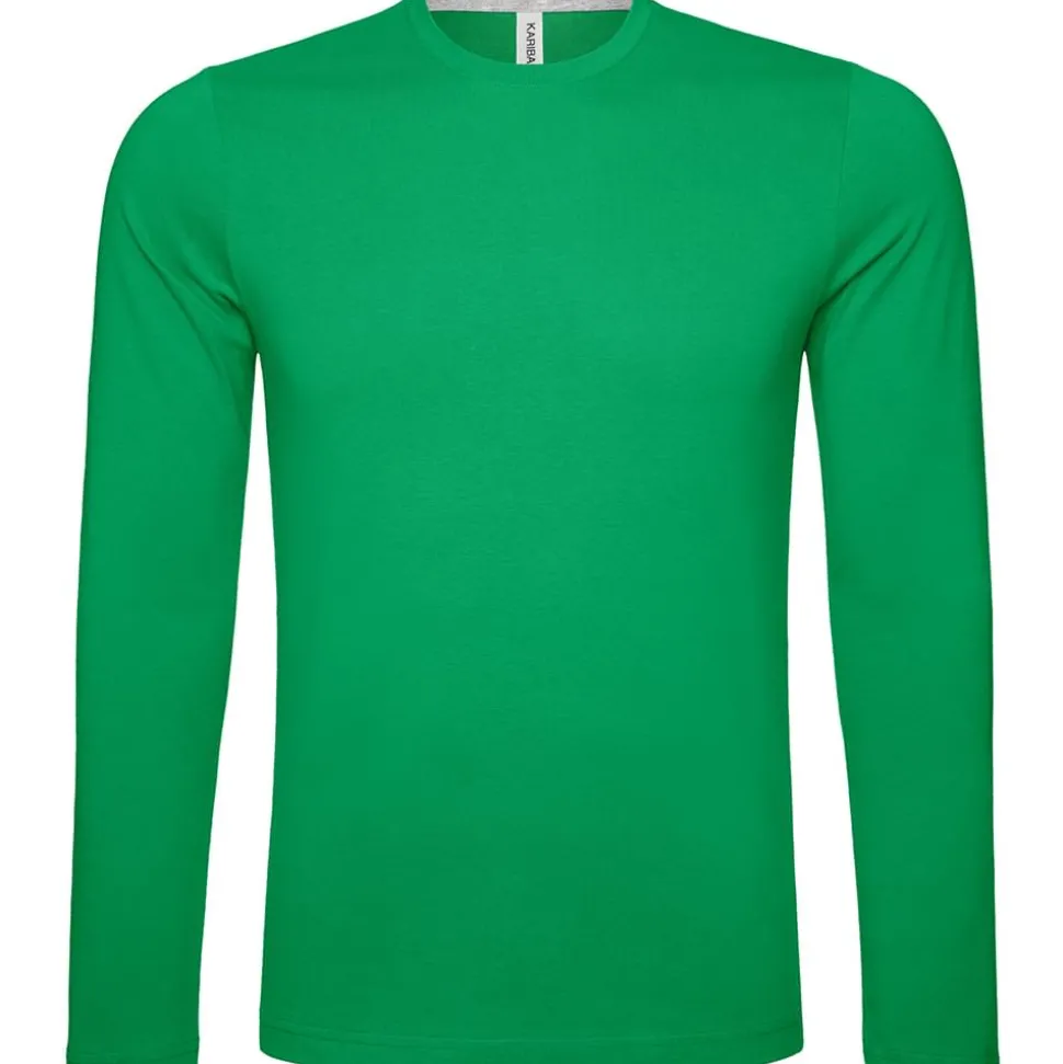 Männer Rundhals Langarmshirt in Übergröße