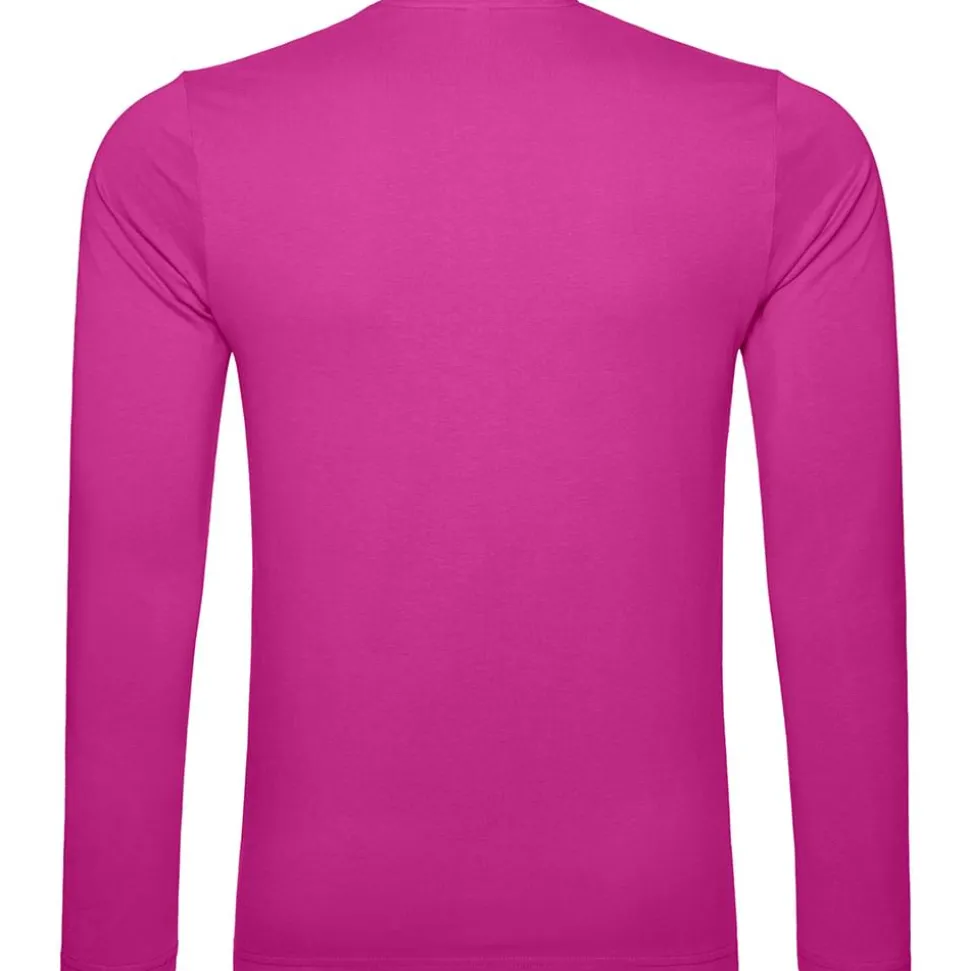Männer Rundhals Langarmshirt in Übergröße