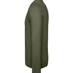 Männer Rundhals Langarmshirt in Übergröße