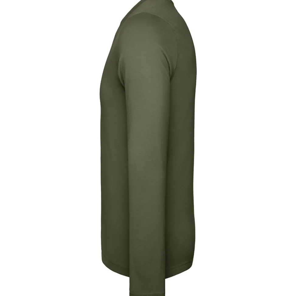 Männer Rundhals Langarmshirt in Übergröße