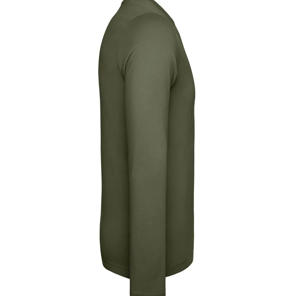 Männer Rundhals Langarmshirt in Übergröße