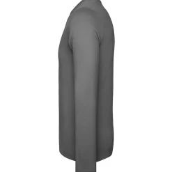 Männer Rundhals Langarmshirt in Übergröße