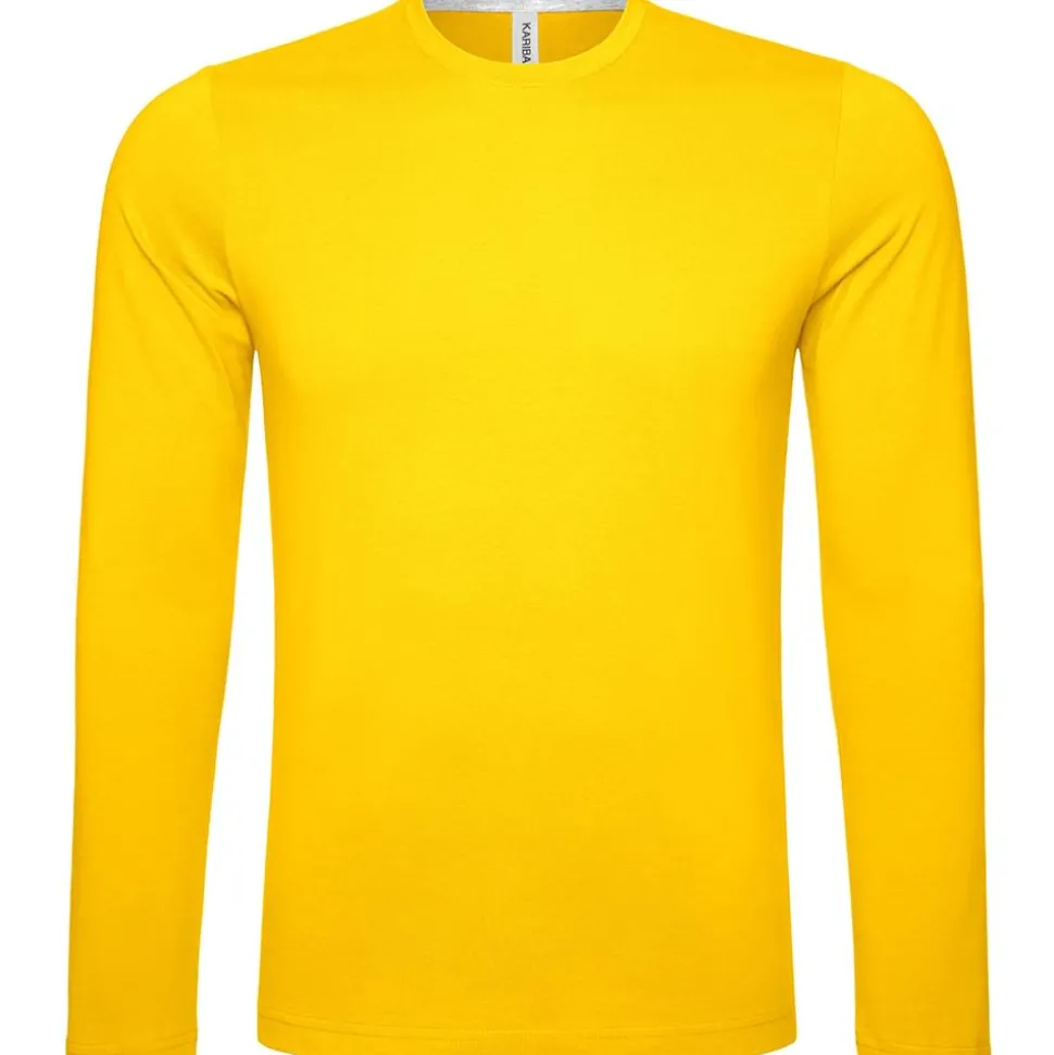 Männer Rundhals Langarmshirt