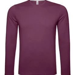 Männer Rundhals Langarmshirt