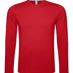Männer Rundhals Langarmshirt