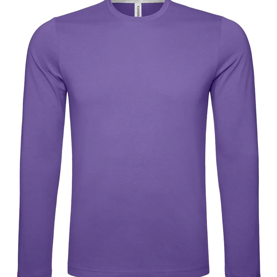 Männer Rundhals Langarmshirt