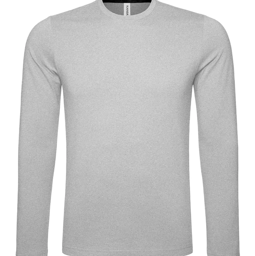 Männer Rundhals Langarmshirt