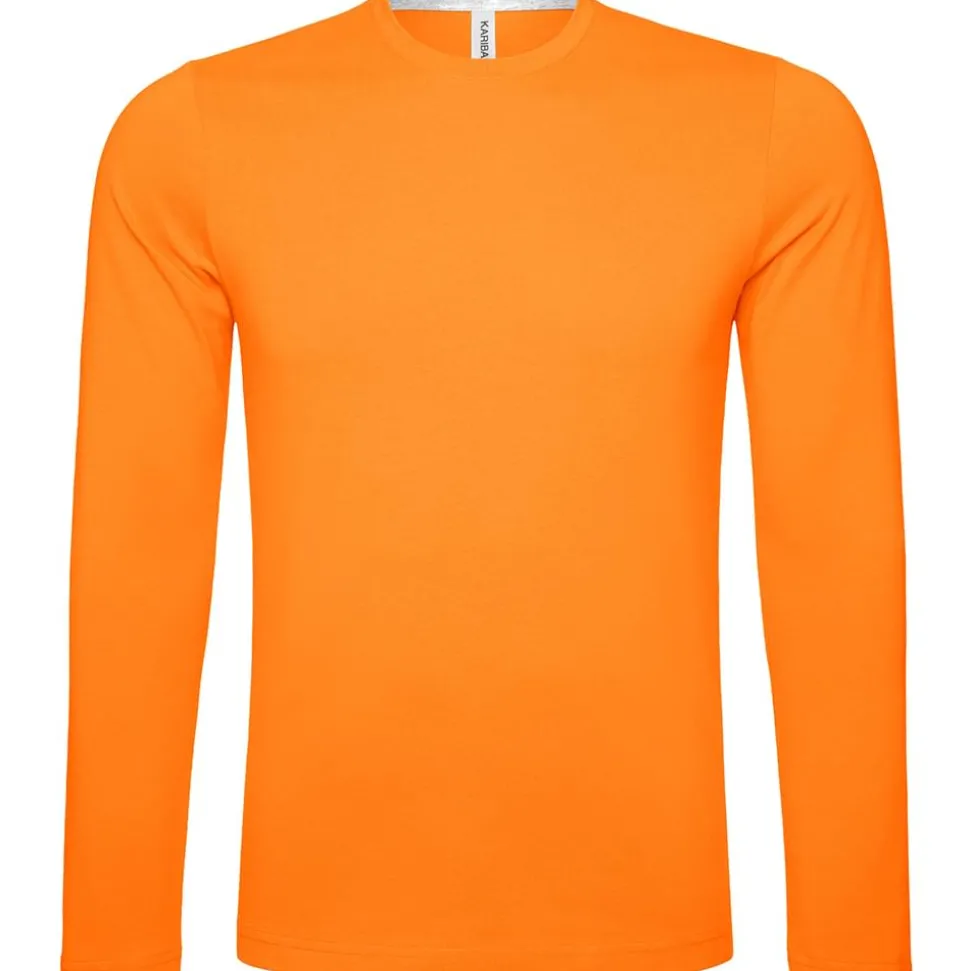 Männer Rundhals Langarmshirt