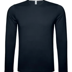 Männer Rundhals Langarmshirt