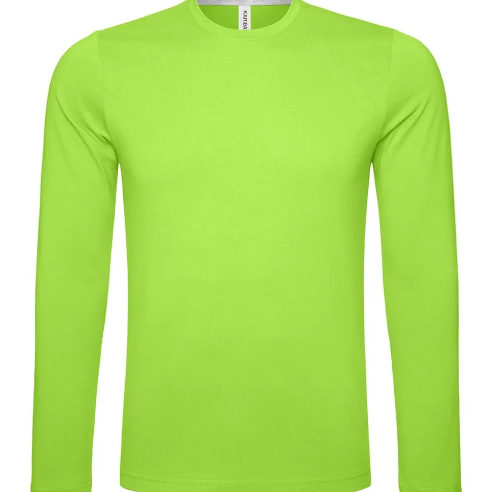Männer Rundhals Langarmshirt