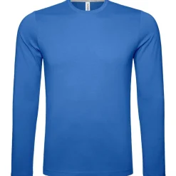Männer Rundhals Langarmshirt