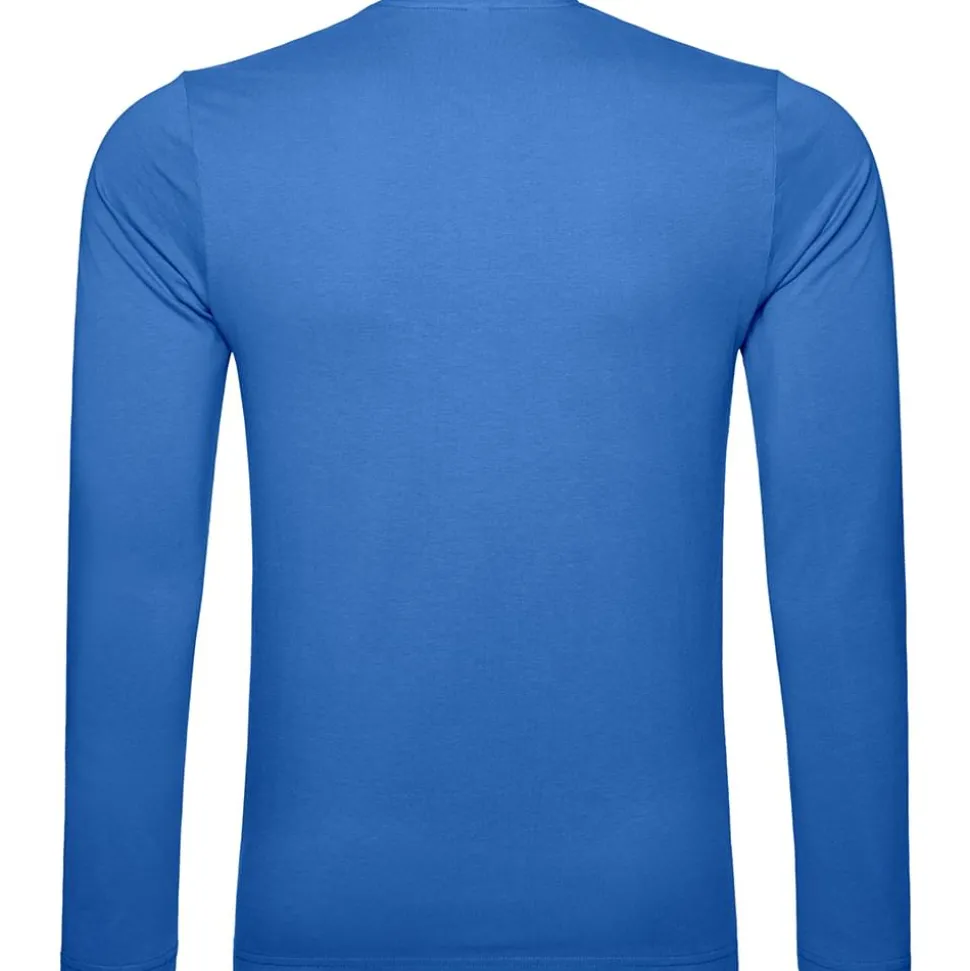 Männer Rundhals Langarmshirt