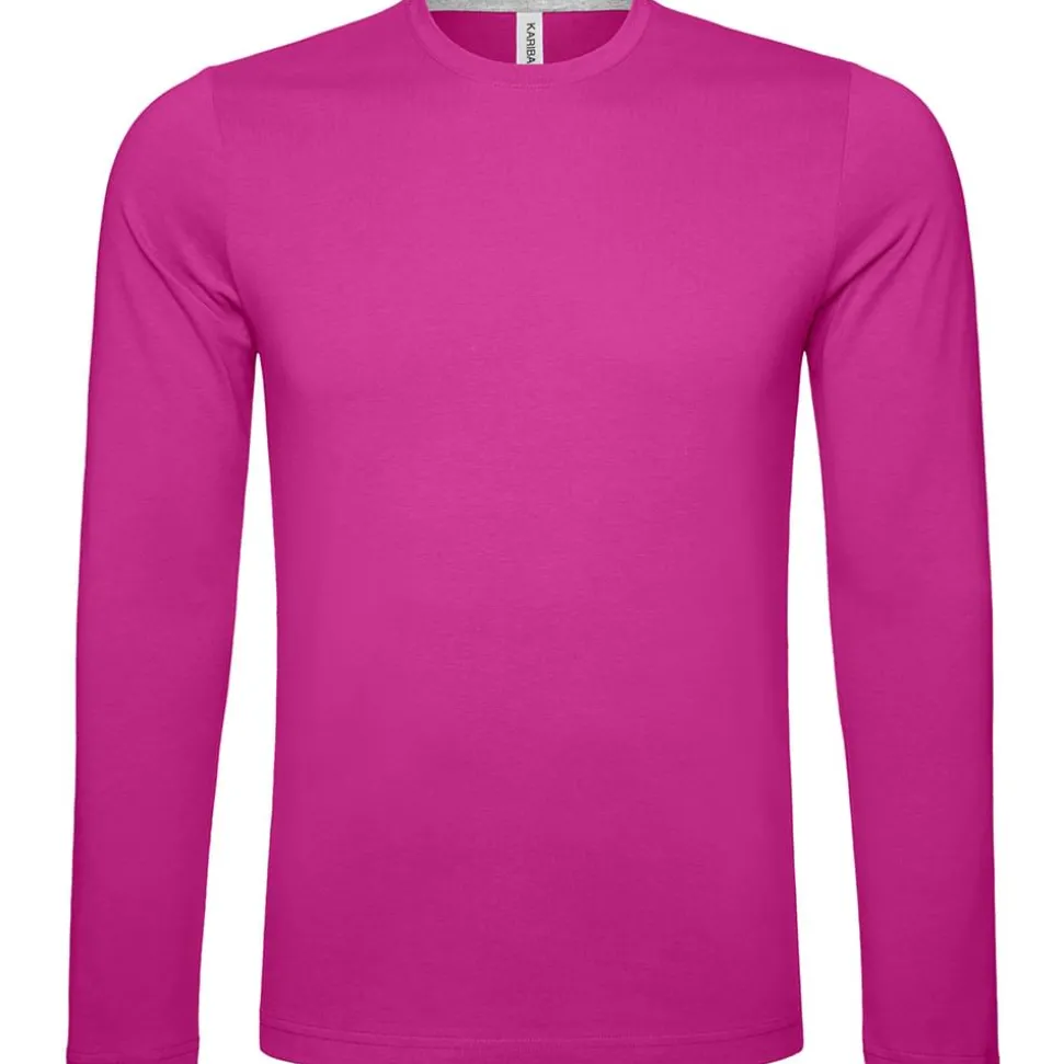 Männer Rundhals Langarmshirt