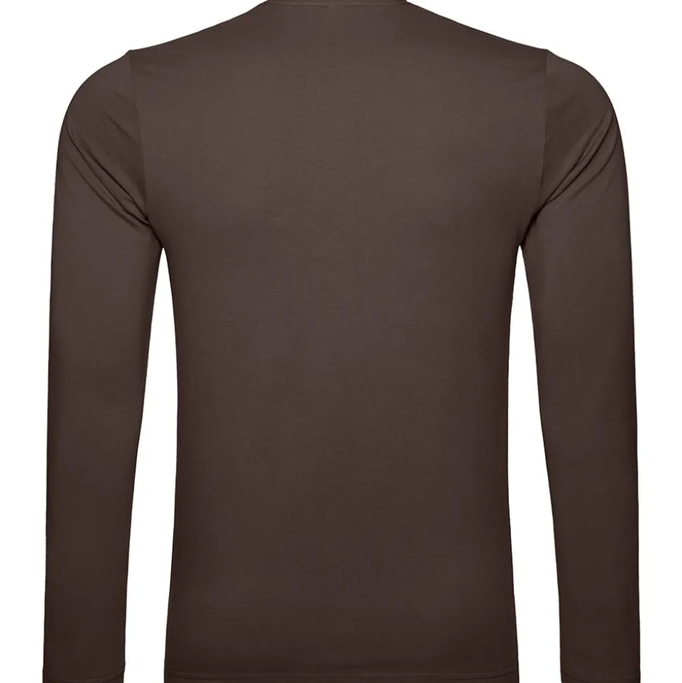 Männer Rundhals Langarmshirt