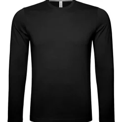 Männer Rundhals Langarmshirt