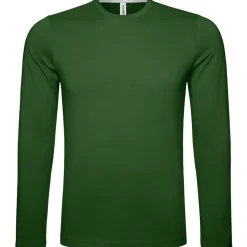 Männer Rundhals Langarmshirt