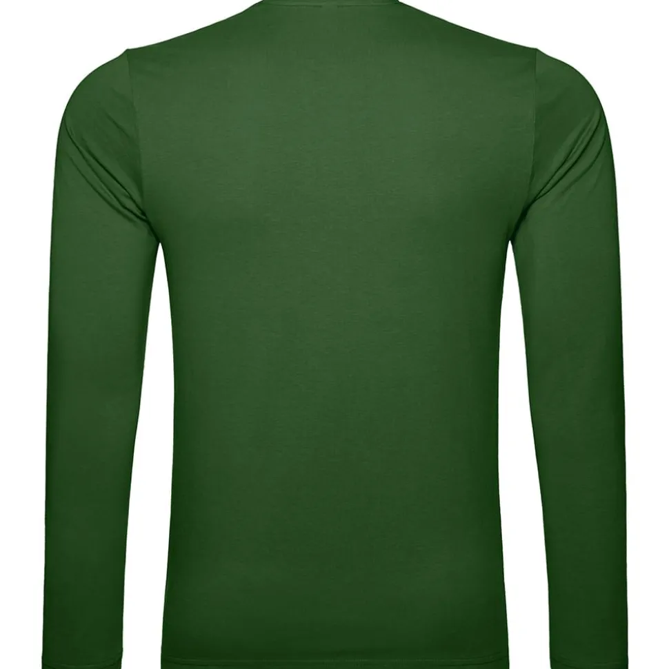 Männer Rundhals Langarmshirt