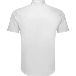 Männer Stretch Kurzarm-Hemd in Übergröße