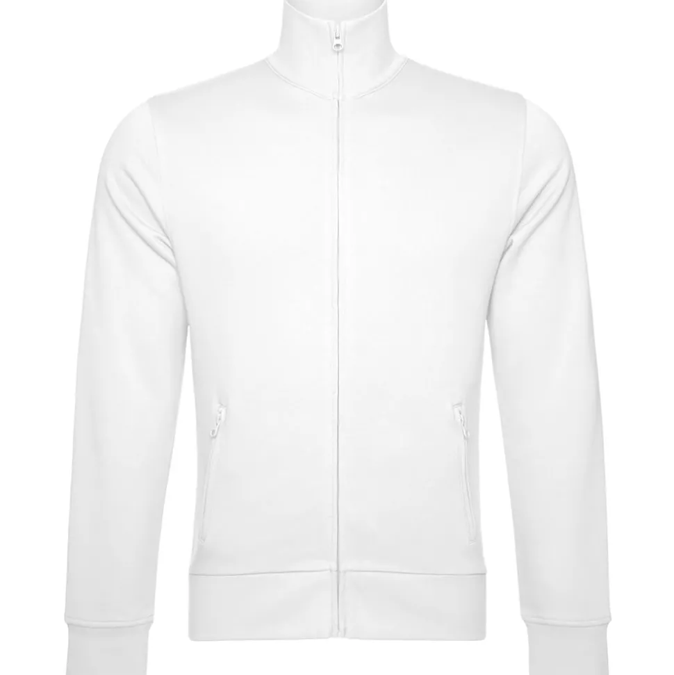 Männer Sweatjacke Stand-Up Collar in Übergröße
