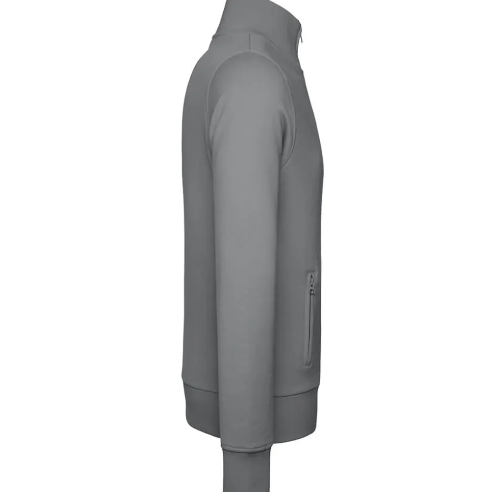 Männer Sweatjacke Stand-Up Collar in Übergröße