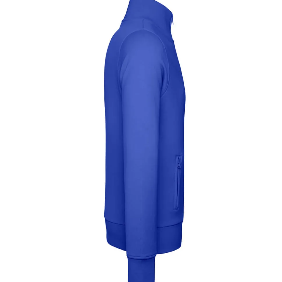 Männer Sweatjacke Stand-Up Collar in Übergröße