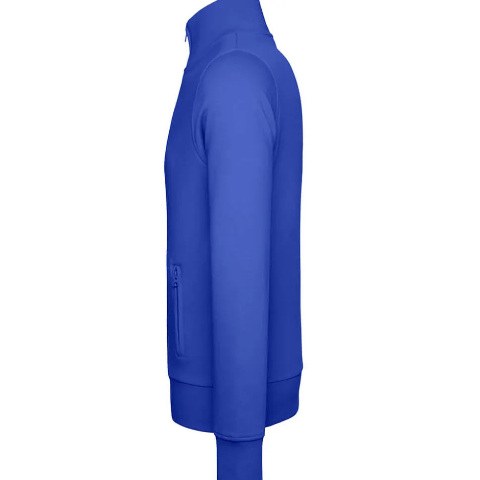 Männer Sweatjacke Stand-Up Collar in Übergröße