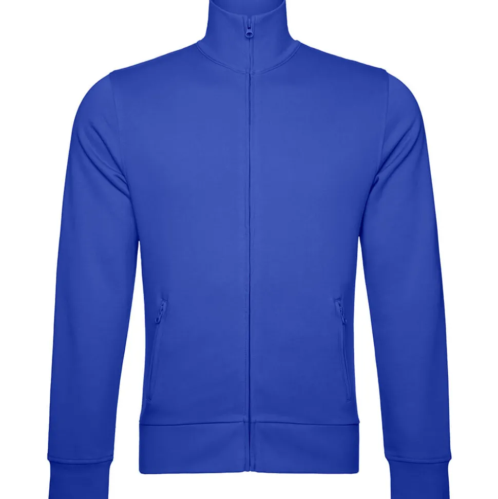 Männer Sweatjacke Stand-Up Collar in Übergröße