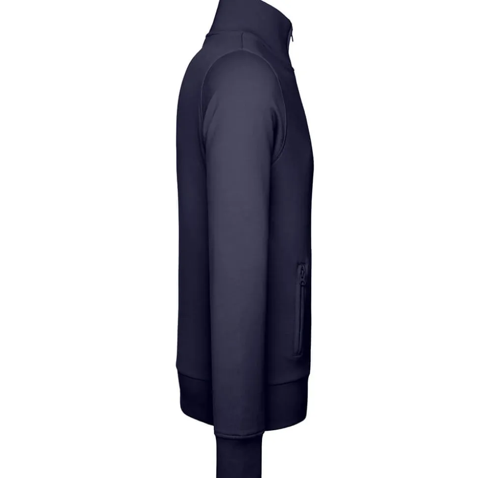 Männer Sweatjacke Stand-Up Collar in Übergröße