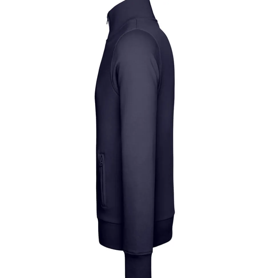Männer Sweatjacke Stand-Up Collar in Übergröße