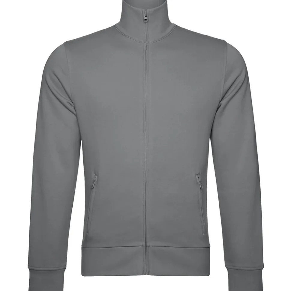 Männer Sweatjacke Stand-Up Collar