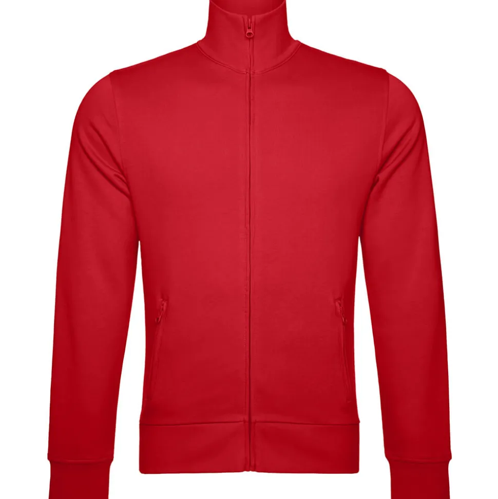 Männer Sweatjacke Stand-Up Collar