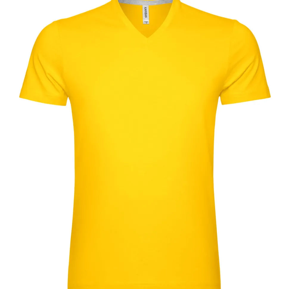 Männer T-Shirt mit V-Ausschnitt in Übergröße