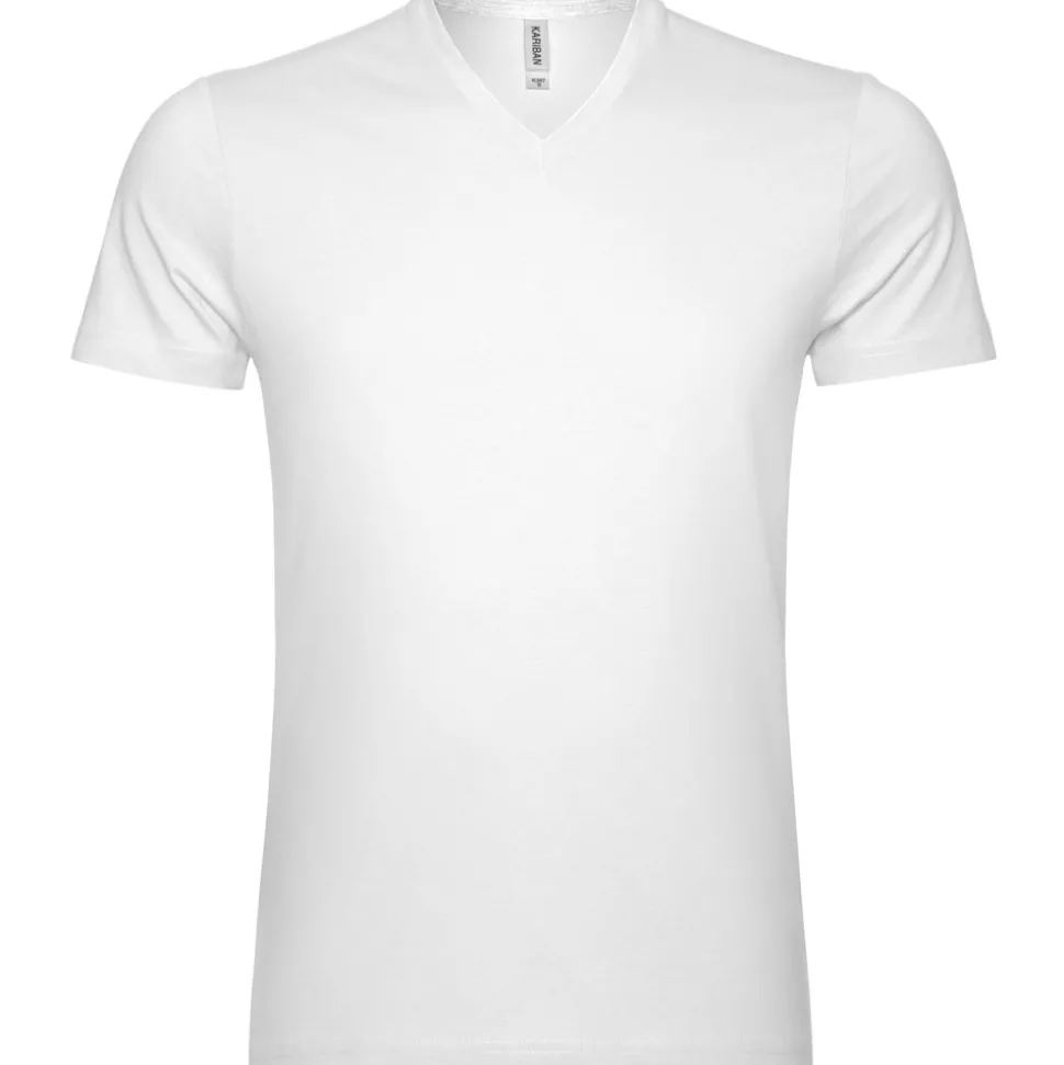 Männer T-Shirt mit V-Ausschnitt in Übergröße