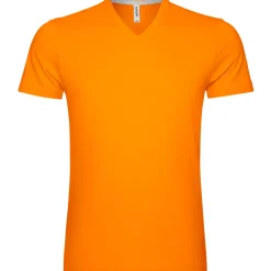 Männer T-Shirt mit V-Ausschnitt in Übergröße
