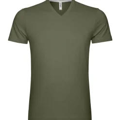 Männer T-Shirt mit V-Ausschnitt in Übergröße